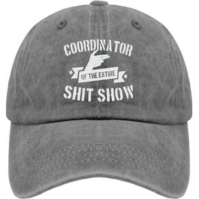 Baseball Caps Coordinators of The Entire Shit Show Baseball Cap, Funny Dad Hat for Men