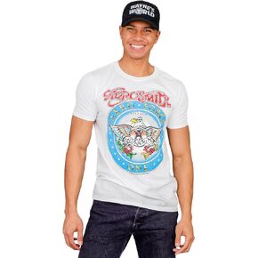 Wayne's World Costume Set - Waynes Hat and Aerosmith Aero Force T-shirt 90s Retro for Halloween