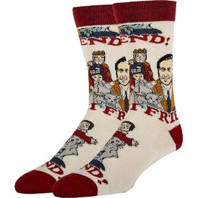 ooohyeah Men's Funny Mr Rogers Socks, Novelty Cool Crazy Crew Socks Fun Gifts