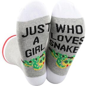 Snake Novelty Socks Snake Lover Socks Just Who Loves Snakes Socks For Friend Family