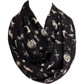 Aliens Ufo Space Infinity Scarf Circle Scarf Loop Scarf