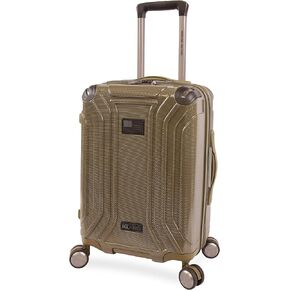 Highland Tactical Hardside Carry-On Luggage, Black, 21 inch