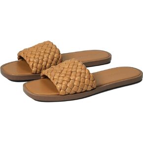 Madewell The Suzi Slide Sandal in Woven Leather