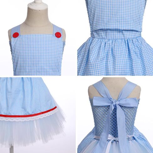 Kids Girls Halloween Costume Ruffle Tulle Tutu Dress with Headband Birthday Role Play Party Stage Dress Outfit in Saudi Arabia