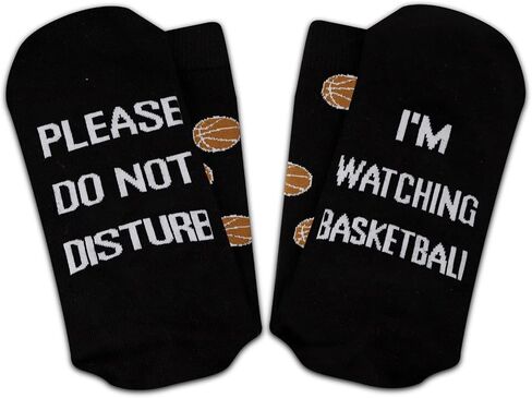 ZJXHPO Basketball Crew Sock Please Do Not Disture I'm Watching Basketball Novelty Sock For Basketball Lover Gift in Saudi Arabia