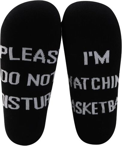 ZJXHPO Basketball Crew Sock Please Do Not Disture I'm Watching Basketball Novelty Sock For Basketball Lover Gift in Saudi Arabia