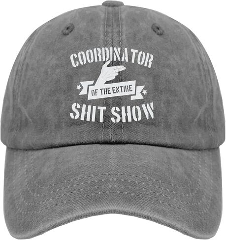 Baseball Caps Coordinators of The Entire Shit Show Baseball Cap, Funny Dad Hat for Men in Saudi Arabia