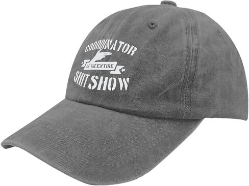 Baseball Caps Coordinators of The Entire Shit Show Baseball Cap, Funny Dad Hat for Men in Saudi Arabia