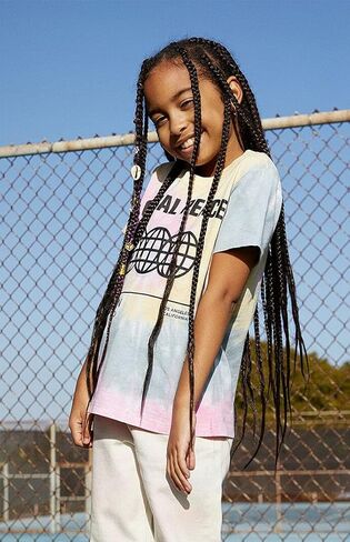 تي شيرت PacSun Kids للسلام العالمي - متعدد الألوان in Kuwait