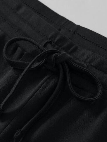 Weintee Women's Plus Size Drawstring Cotton Knit Capris with Pockets in Saudi Arabia