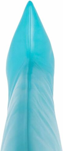 حذاء نسائي طويل للركبة من Kluolandi، مثير بمقدمة مدببة، حذاء طويل بكعب عريض غريب للنساء in Kuwait