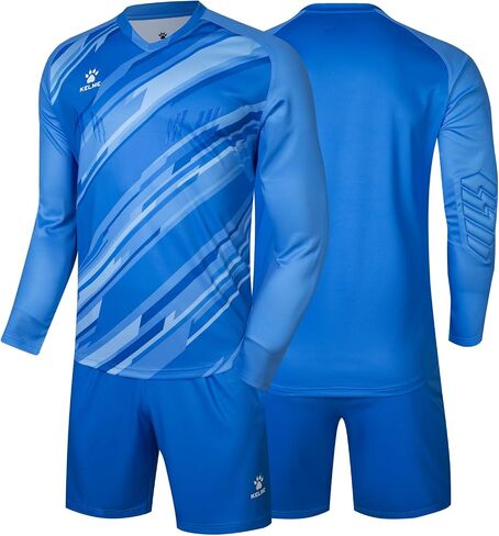 KELME Men Goalkeeper Jersey Kid Padded Goalkeeper Soccer Jersey and Shorts Socks Adults Men's Goalie Jersey in Saudi Arabia