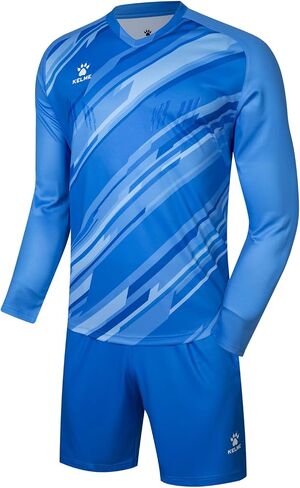 KELME Men Goalkeeper Jersey Kid Padded Goalkeeper Soccer Jersey and Shorts Socks Adults Men's Goalie Jersey in Saudi Arabia