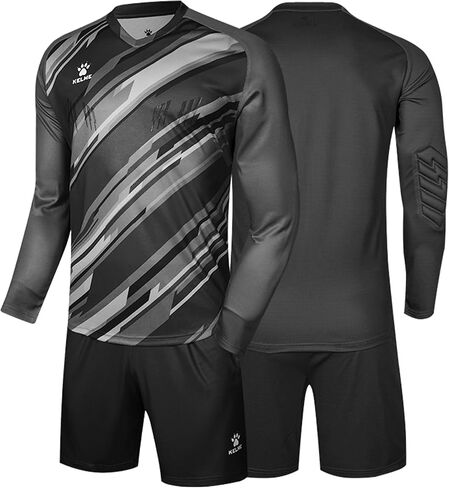 KELME Men Goalkeeper Jersey Kid Padded Goalkeeper Soccer Jersey and Shorts Socks Adults Men's Goalie Jersey in Saudi Arabia