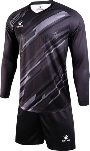 KELME Men Goalkeeper Jersey Kid Padded Goalkeeper Soccer Jersey and Shorts Socks Adults Men's Goalie Jersey in Saudi Arabia