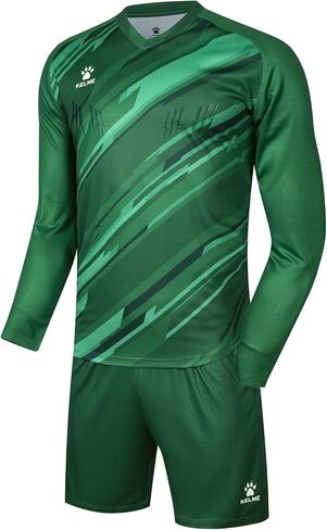 KELME Men Goalkeeper Jersey Kid Padded Goalkeeper Soccer Jersey and Shorts Socks Adults Men's Goalie Jersey in Saudi Arabia