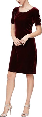 S.L. Fashions Women's Short Sequin Sheath Dress in Saudi Arabia