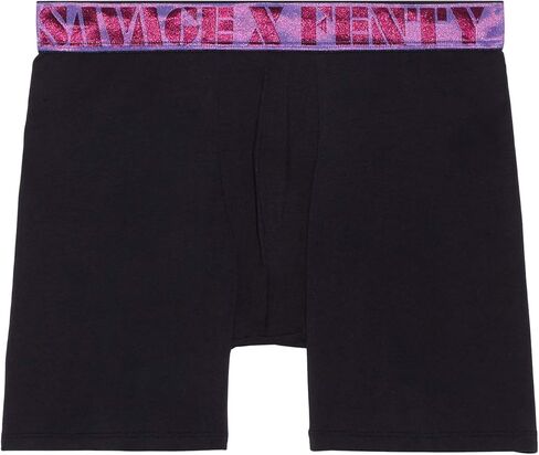 سراويل داخلية بوكسر للرجال من Savage X مع حزام خصر بشعار قزحي الألوان in Kuwait