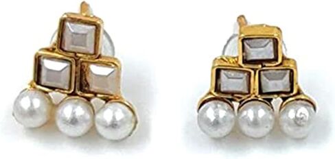 I Jewels طقم مجوهرات زفاف هندي مطلي بالذهب بوليوود متعدد قلادة للنساء/الفتيات (MC119-1) in Saudi Arabia