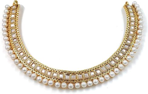I Jewels طقم مجوهرات زفاف هندي مطلي بالذهب بوليوود متعدد قلادة للنساء/الفتيات (MC119-1) in Saudi Arabia