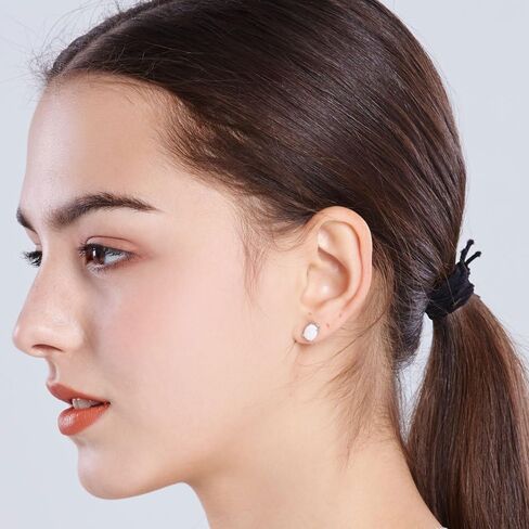 مجموعة مجوهرات أوبال من الفضة الإسترليني وقلادة وأقراط وأحجار بخت شهر أكتوبر مجوهرات راقية للنساء in Kuwait