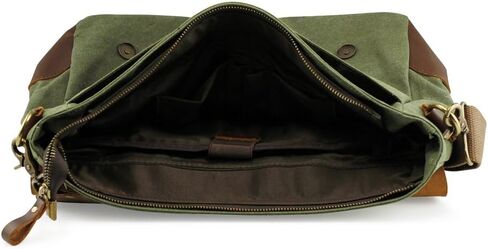 حقيبة كتف من الجلد الطبيعي من GEARONIC حقيبة كتف كلاسيكية للكمبيوتر المحمول المدرسي in Kuwait