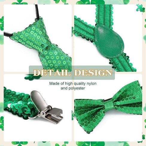 بريق الترتر الحمالات البريق الحمالات المرنة وربطة العنق حزب قابل للتعديل ربطة العنق الحمالات للرجال والنساء in Kuwait