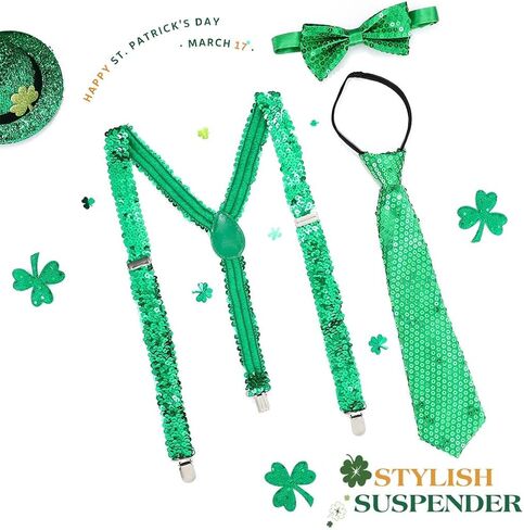 بريق الترتر الحمالات البريق الحمالات المرنة وربطة العنق حزب قابل للتعديل ربطة العنق الحمالات للرجال والنساء in Kuwait