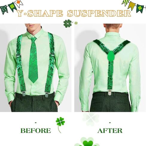 بريق الترتر الحمالات البريق الحمالات المرنة وربطة العنق حزب قابل للتعديل ربطة العنق الحمالات للرجال والنساء in Kuwait