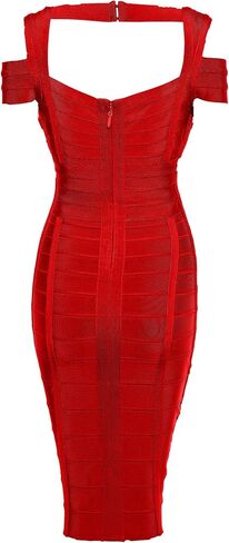 فساتين بأشرطة سباغيتي للسيدات، فستان متوسط ​​الطول، فستان شبه رسمي in Kuwait