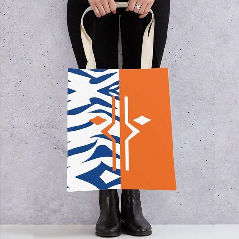 WZMPA Ahsoka Canvas Tote Bag Ahsoka Fans Gift Clone Wars Shoulder Bag For Movie Fans in Saudi Arabia