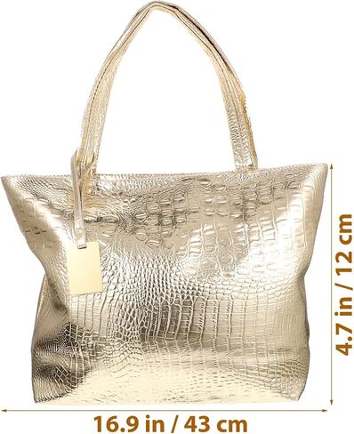Gatuida PU Leather Women Handbag Fashion Shopping Shoulder Bag Large Capacity Tote Bag for Women in Saudi Arabia