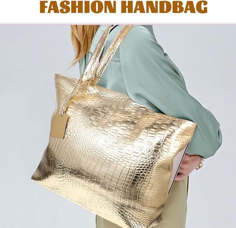 Gatuida PU Leather Women Handbag Fashion Shopping Shoulder Bag Large Capacity Tote Bag for Women in Saudi Arabia