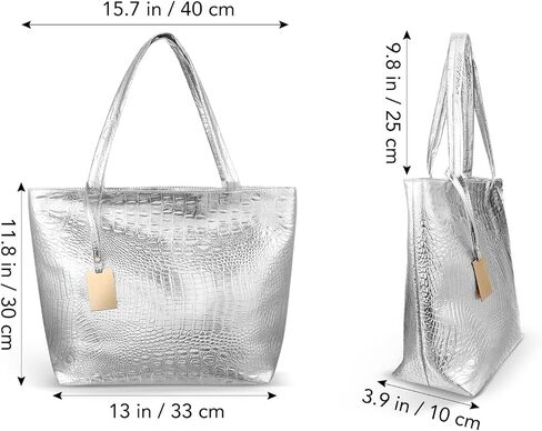 Gatuida PU Leather Women Handbag Fashion Shopping Shoulder Bag Large Capacity Tote Bag for Women in Saudi Arabia