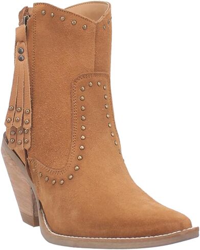 Dingo Womens Classy N' Sassy Snip Toe Casual Boots Ankle High Heel 3" & Up - Black in Saudi Arabia