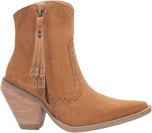 Dingo Womens Classy N' Sassy Snip Toe Casual Boots Ankle High Heel 3" & Up - Black in Saudi Arabia
