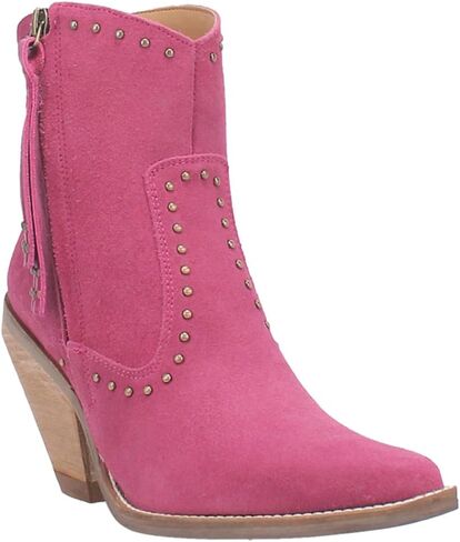 Dingo Womens Classy N' Sassy Snip Toe Casual Boots Ankle High Heel 3" & Up - Black in Saudi Arabia