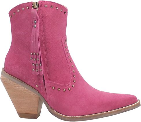 Dingo Womens Classy N' Sassy Snip Toe Casual Boots Ankle High Heel 3" & Up - Black in Saudi Arabia