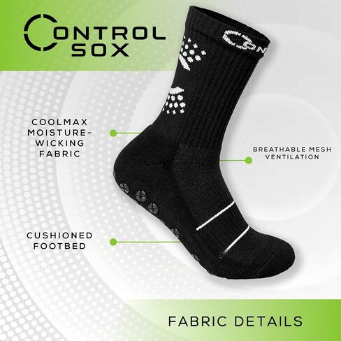 Control Sox - Anti-Slip Soccer Grip Socks, High-Performance Soccer Socks, Non-Slip Athletic Socks in Saudi Arabia