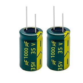 50PCS 16V 1000UF Electrolytic Capacitor, High Frequency Aluminum Electrolytic Capacitors for Refrigerator, TV, LCD Monitor