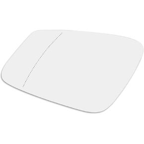 Motoforti Left Driver Side Heated Mirror Glass Replacement,for BMW 430i 2017,Real Glass,With Backing Plate,White Glass