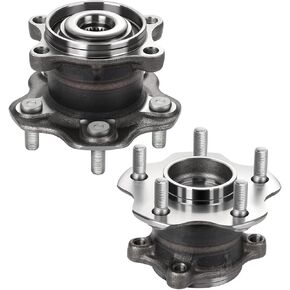 ECCPP Wheel Hub and Bearing Assembly Rear 512373 fit for 2008 2009 2010 2012 2013 Nissan Rogue 5 lugs Wheel hub Without ABS 2 Pieces