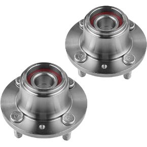 A-Premium 2 x Rear Wheel Bearing and Hub Assembly with 4-Lug Compatible with Chevrolet Spark 2013-2015, Aveo 2004-2011, Aveo5 2007-2011, Suzuki Swift+ 2004-2007, Pontiac G3 2009-2010