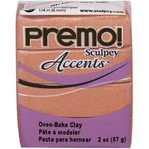 Polyform Premo! Sculpey Polymer Clay 2 Oz: Copper