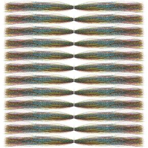 PATIKIL Crystal Flash Fly Fishing Line Fly Tying Material, 12Pcs 250 Strands Dry Flies Decorating Accessories for Making Fishing Hook Lure Flies, Multicolored