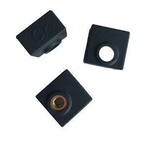 Official Creality Original 3D Printer Heater Block Silicone Cover MK7/MK8/MK9 Hotend for Creality Ender 3/3 Pro/3 V2, Ender 5/5 Plus/ 5 Pro, CR 10 Series,ANET A8 (Pack of 3)