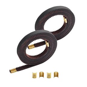 FYSETC Elego Neptune4 Plus Accessories - X Y Belt Upgrades Replacement Part- 2GT Synchronous Drive Belt: Non-Slip RF Timing Belt X 974mm Y Axis 946mm Width 6mm Pressed Copper Buckle Easy Install