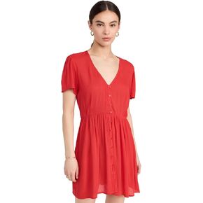 Women's Button Mini Dress