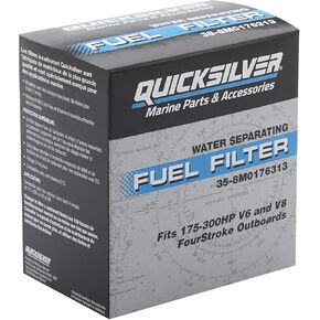 Quicksilver 8M0176313 On-Engine Water Separating Fuel Filter