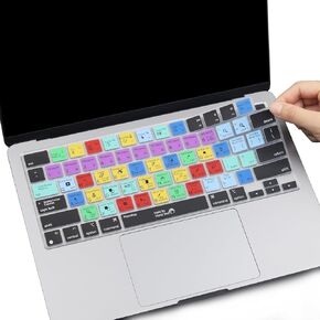 Macbook Adobe Photoshop Shortcut Keyboard Cover Skin Designed for MacBook Air 13.6 & MacBook Air 15 & MacBook Pro 14 & MacBook Pro 16 M1 M2 M3 Chip,Photoshop Shortcut Keyboard Skin